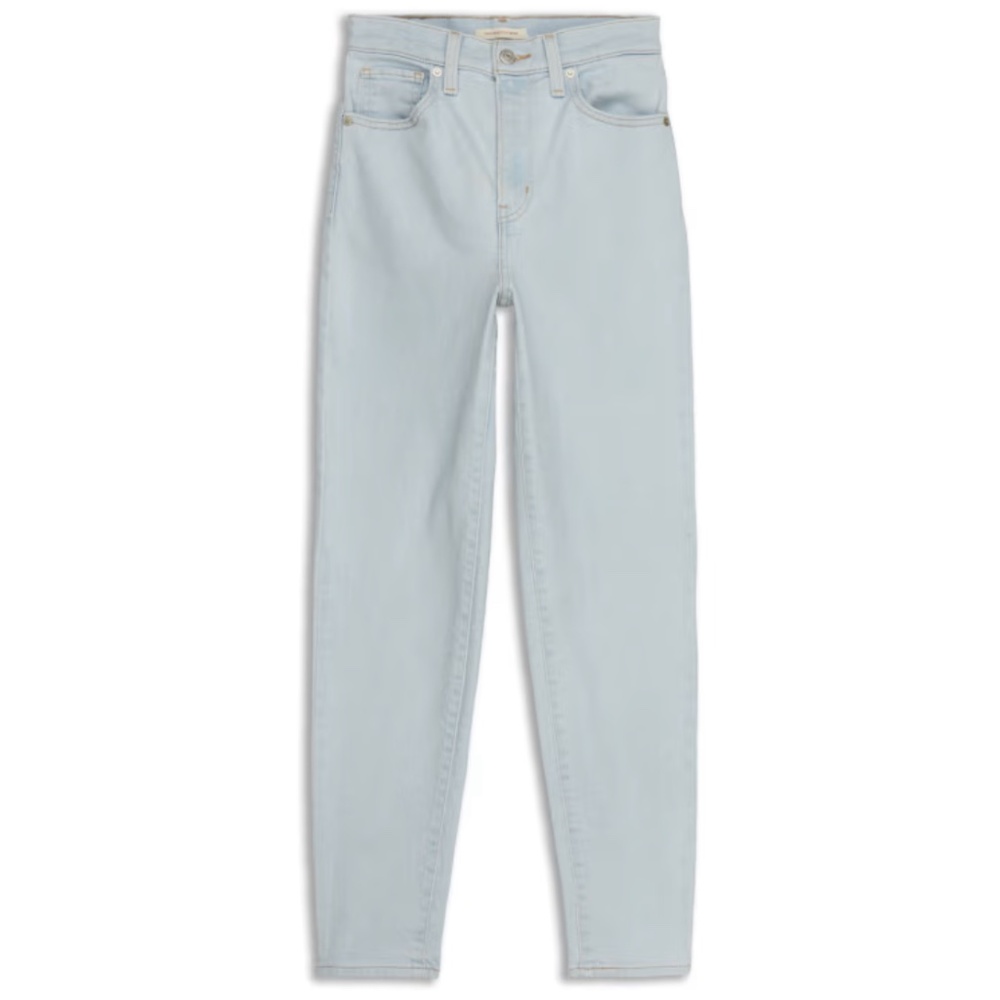 Levi's High Waisted Taper Jeans - Size 28 - Light Wash